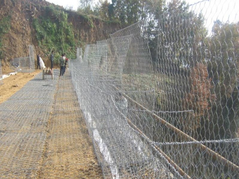 鍍鋅覆塑加筋格賓 鍍鋅覆塑加筋格賓