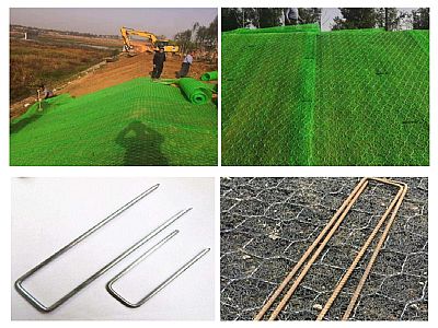 加筋麥克墊用什么固定？（U型釘）