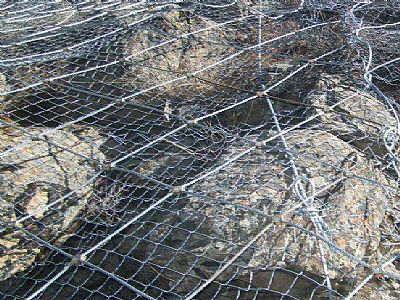 防山體山頂山坡落石網(wǎng)，包山網(wǎng)，鋼繩網(wǎng)